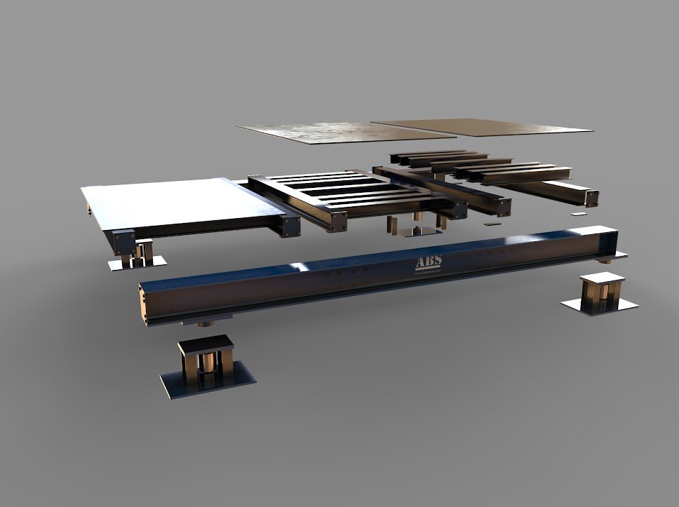 TONTECH ABS-C Model Çuxur Tipli Tərəzi